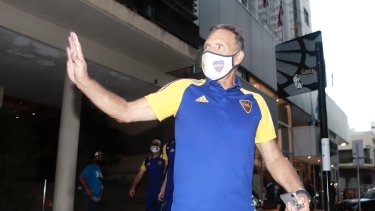 Miguel Ángel Russo y un partido en el que no tiene ningún margen. Foto: Prensa Boca