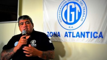 Damián Miler, titular de la Uocra seccional Atlántica. Foto: archivo.