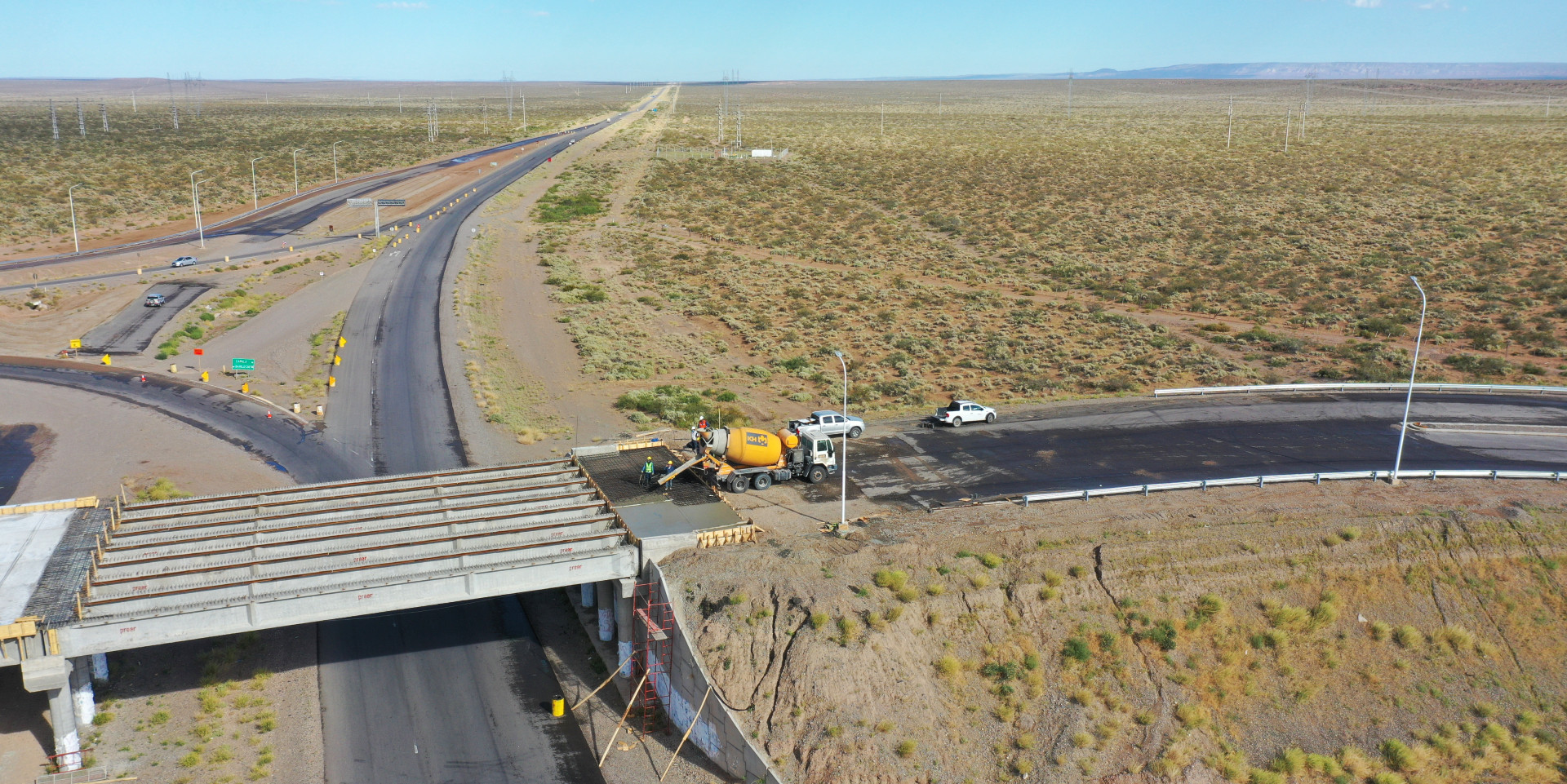 Así avanza la obra de la ruta 22 entre Senillosa y Arroyito