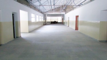 Se postergó la fecha de inauguración del edificio de la Escuela 232 de Ingeniero Huergo. (Foto Néstor Salas)