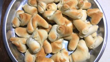 Mirá que tentadores estos cuernitos para acompañar con mate