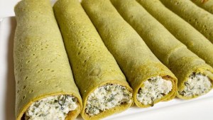 Crepes de acelga apto para celíacos