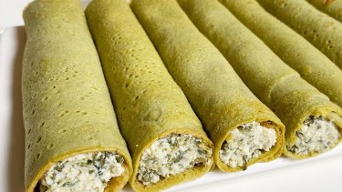Crepes de acelga apto para celíacos