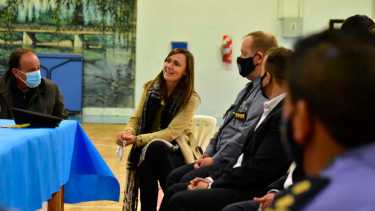 La reunión se llevó a cabo en La Adela. Foto y video: Jorge Tanos 