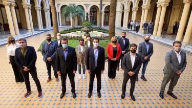 La reunión se llevó a cabo en la Casa Rosada.