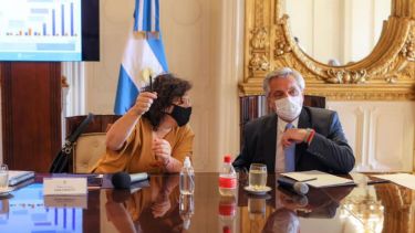 Pese a estar aislado, el presidente sigue paso a paso el devenir de la situación epidemiológica.-