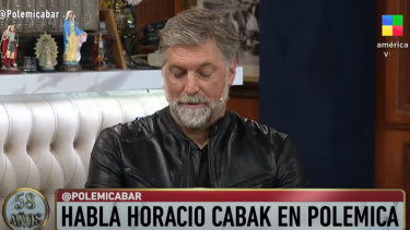Horacio Cabak habló de su separación. 