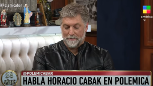 Horacio Cabak habló luego de que se diera a conocer su separación