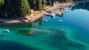 Los colores del paraíso: Villa La Angostura desde un drone