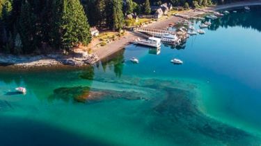 Los colores del paraíso: Villa La Angostura desde un drone