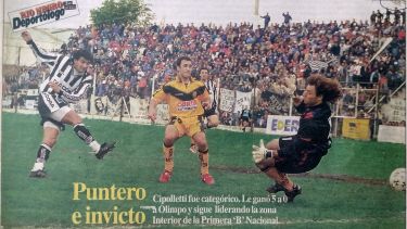 Así como Olimpo goleó 5 a 0 al Cipo en el antecedente más reciente, Cipo también lo hizo en septiembre de 1998 por el Nacional B. (Foto: Archivo César Izza)