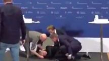 Imagen de Dinamarca: una funcionaria se desmayó en plena conferencia de prensa