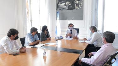 Cafiero encabeza una nueva reunión con autoridades porteñas y bonaerenses para analizar la situación epidemiológica en el Área Metropolitana de Buenos Aires (AMBA). (Gentileza).-