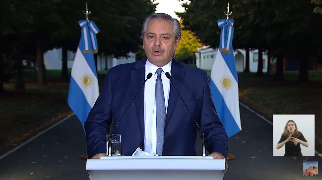 El presidente aseguró que "Argentina ha entrado en la segunda ola".