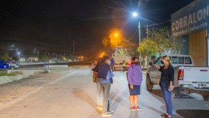 Nuevas luminarias led en la zona norte de Roca