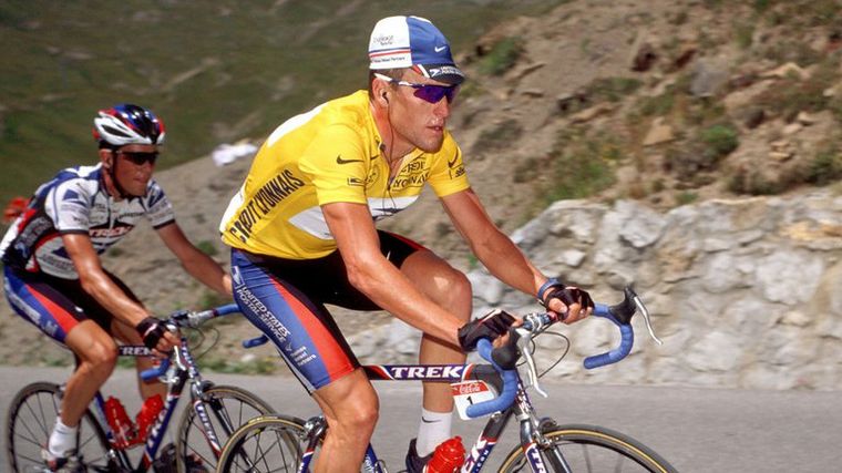 Las imágenes que delatarían la presencia de un motor en la bicicleta de Lance Armstrong. 