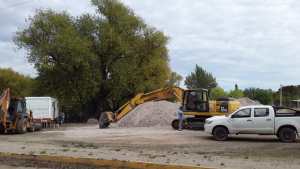 Empieza la obra de extensión de pavimento hasta el balneario Apycar