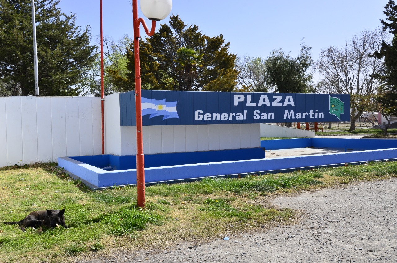 La plaza San Martín será renovada con fondos aportados por el gobierno nacional. 