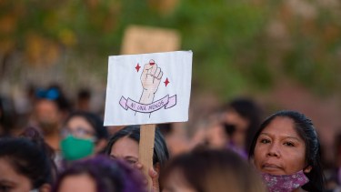 Hubo 70 femicidios durante el primer trimestre del año, según el último informe de La Casa del Encuentro. Foto Juan Thomes.