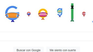 Así se ve el doodle de hoy, si te asomas al buscador.-