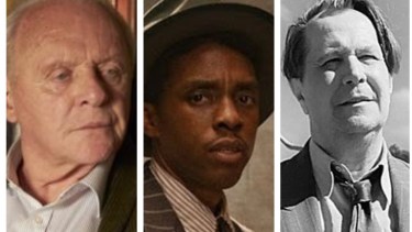 Candidatos. Anthony Hopkins, Chadwick Boseman y Gary Oldman.