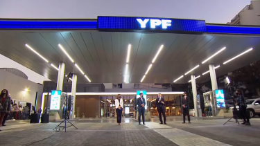 YPF presentó su nueva imagen y arquitectura de su cadena de estaciones de servicio. (Foto: gentileza)