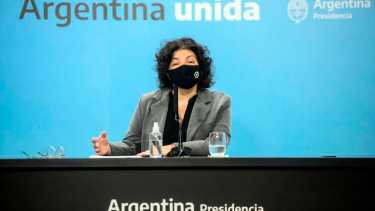 Carla Vizzotti, ministra de Salud de la Nación. Foto archivo. 