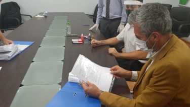 La junta electoral sólo recibió la documentación de los candidatos de la lista Celeste y Blanca (gentileza)