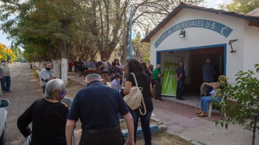 El ingreso al predio de la Colonia Penal (Foto: Juan Thomes)