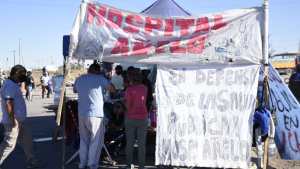 La protesta del personal de Salud de Neuquén, en fotos