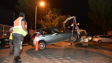 Se controlaron 300 vehículos  en tres puntos estratégicos de Neuquén. Foto: Gentileza