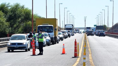 Controles rigurosos  para ingresar a Río Negro.