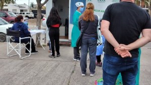 Coronavirus en Viedma, testean en el barrio Santa Clara