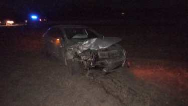 Ambos vehículos viajaban en sentido sur-norte (es decir en dirección Zapala- Las Lajas). Foto: Gentileza