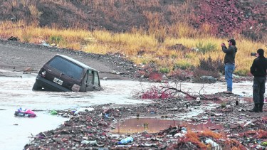 En algunos sectores las consecuencias fueron enormes. Donde no hay previsibilidad e inversión, el agua se apodera del lugar. (FOTO: César Izza)