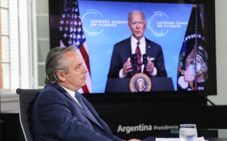 Ante la Cumbre de Cambio Climático, Alberto Fernández insistió con un "canje de deuda por acción climática".