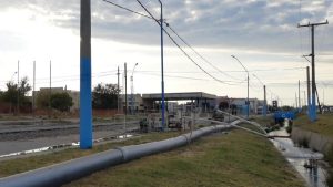 Reactivaron la obra de recambio cloacal en calle Bolivia y el tránsito está cortado