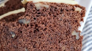 Budín de banana y chocolate