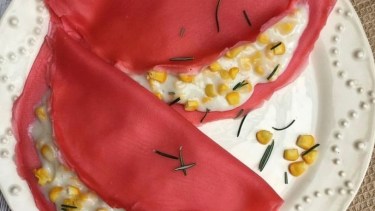 Crepes de remolacha mega fáciles