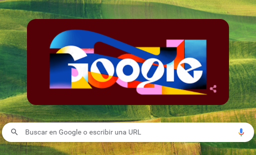 El doodle de Google de hoy. 