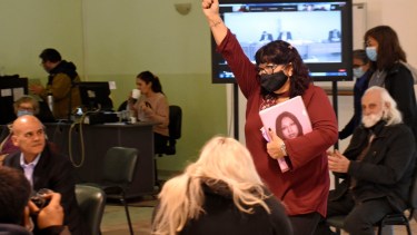 Dora Seguel declaró durante cuatro horas sobre su secuestro y el de sus hermanas. (Florencia Salto)