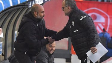 Guardiola y Bielsa se ven las caras en la Premier League.