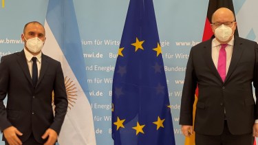 Martín Guzmán se reúne en Berlín con el director de la Cancillería alemana

