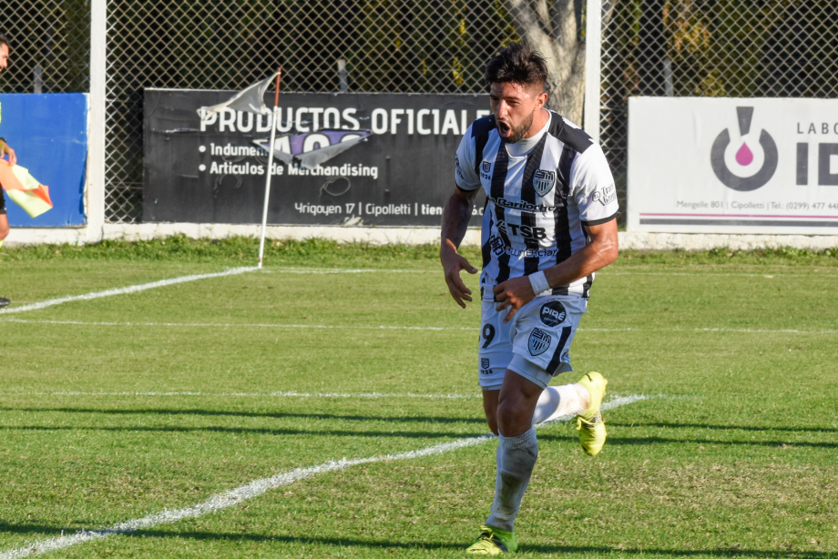 Zárate metió el único gol en San Luis y Cipo sigue con puntaje ideal. (Foto: Juan Thomes)