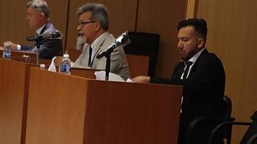 Se realiza en General Roca el juicio político contra el juez de Villa Regina, Federico Dalsasso. (Foto Néstor Salas)