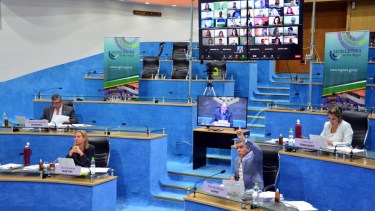 La legislatura debatirá este jueves por videoconferencia. Fotos Marcelo Ochoa