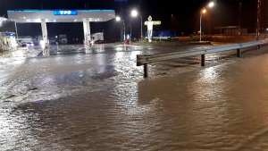 La lluvia generó complicaciones en la Región Sur