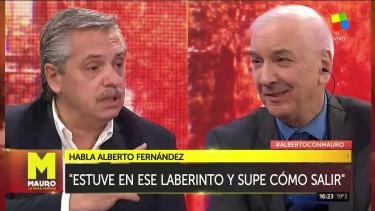 Alberto Fernández expresó su dolor por la muerte de Mauro Viale. (Gentileza).-