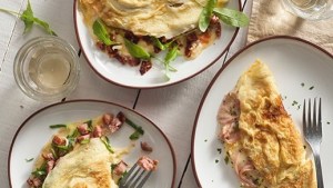 Mirá que tentadores estos omellettes 3 sabores