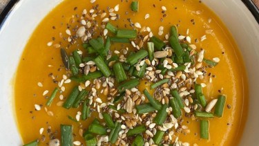 Sopa crema de calabaza: ideal para un día fresco